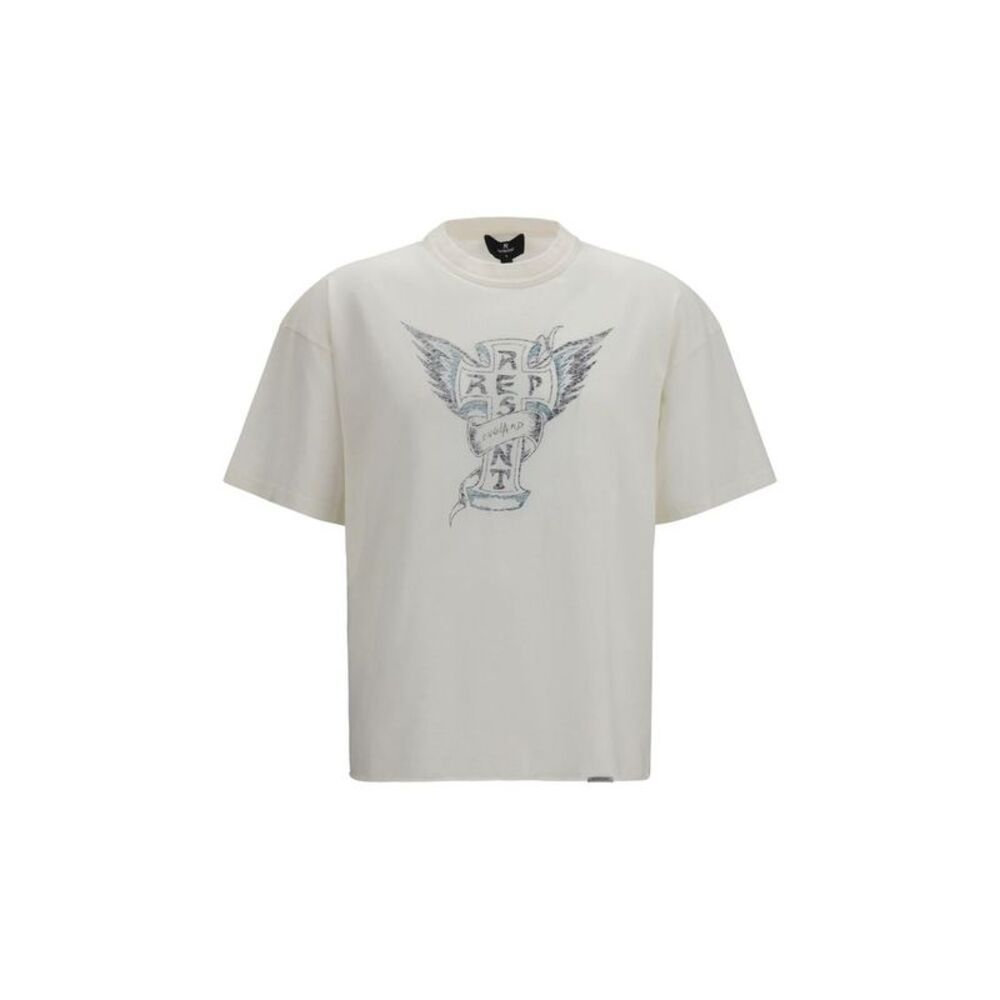 Represent White Cotton Men's T-Shirt